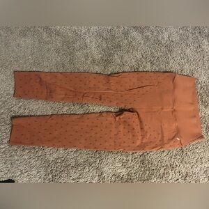 Burnt orange leggings